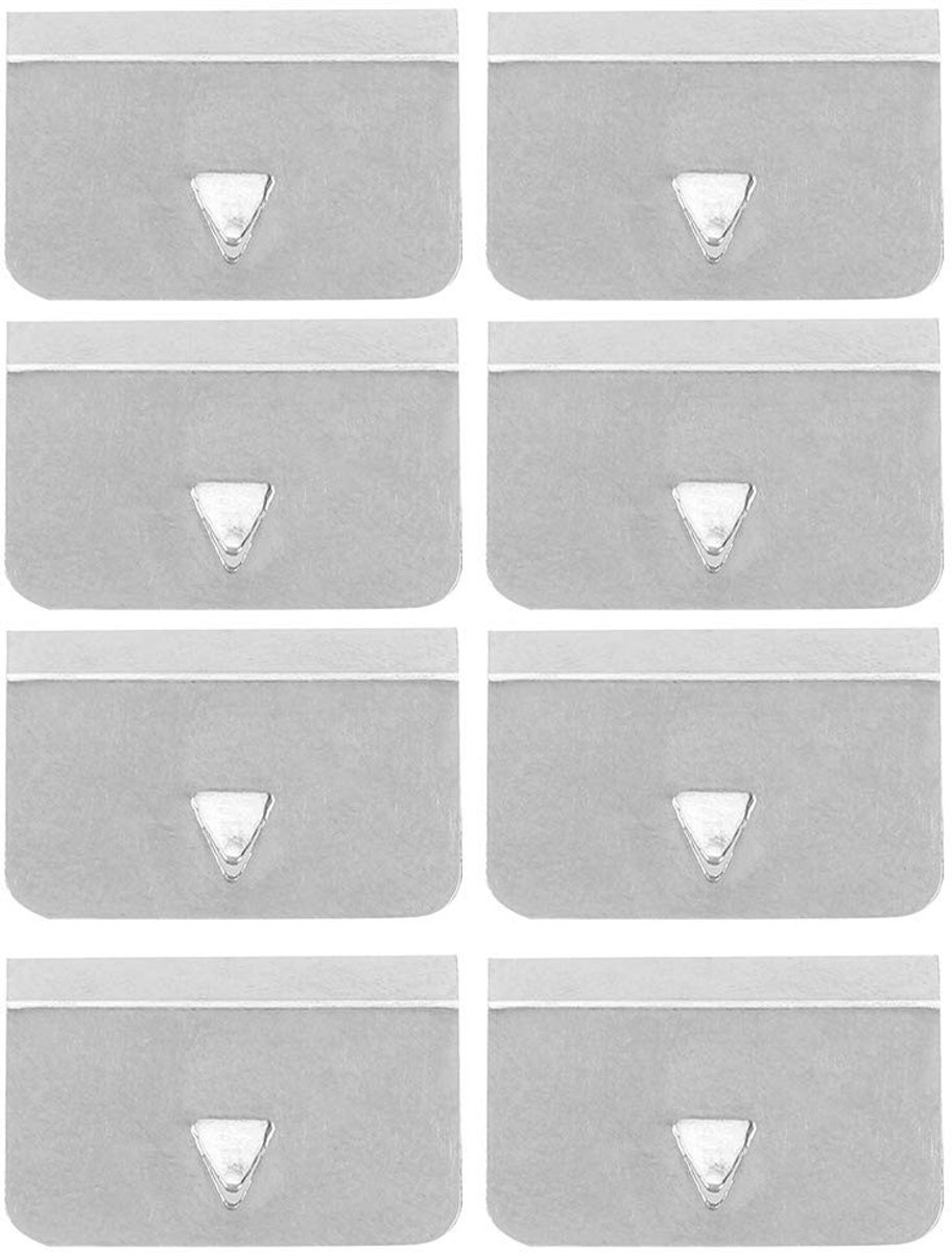 Dailygoods - Dailygoody - Wind Clips - Universele Auto Wind Regen Clips - Roestvrijstalen Bevestiging - Set van 8 Stuks - Ideaal voor Ramen en Windschermen -