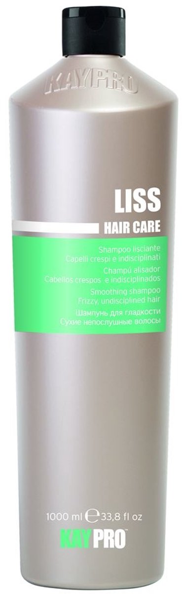 KEPRO Kay Pro LISS Hair Care Smoothing Shampoo for Frizzy and Undisciplined Hair 1000ml