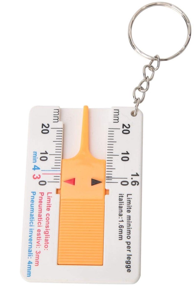 Dailygoods - Bandenprofielmeter - Diepte meting - Hoge nauwkeurigheid - Kunststof - Auto Motorfiets Wielmeting - Bandenprofielmeter Tool - Geschikt vo