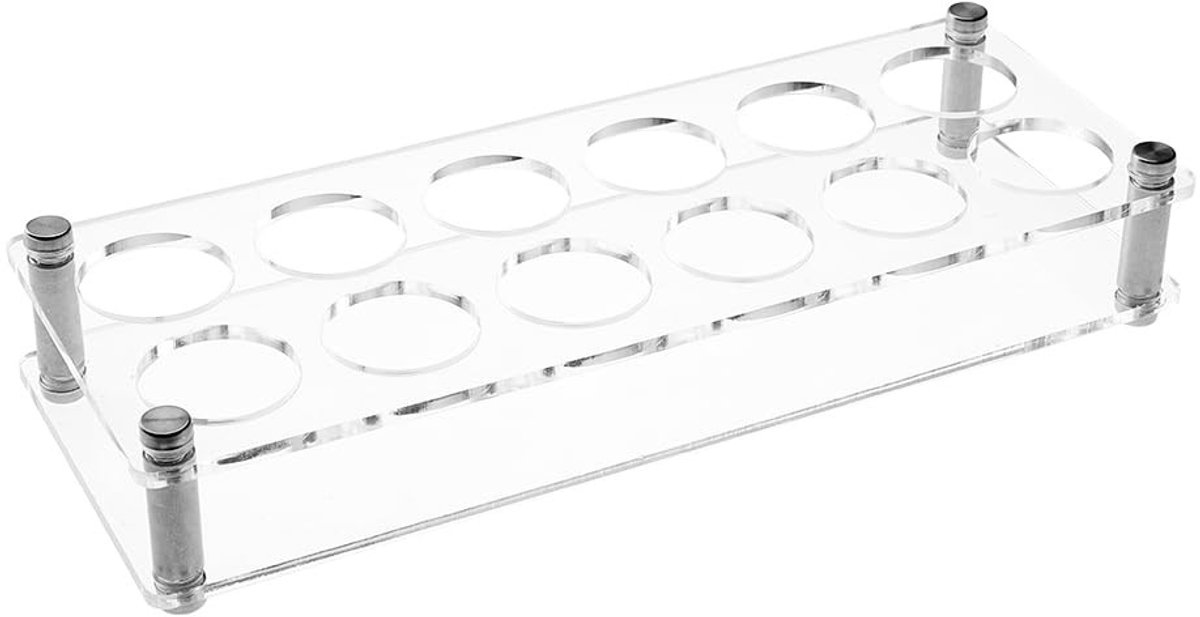 Dailygoods - Cosensi - Dailygoods - Dailygoody - 12-Hole Shotglazen Organizer - Acryl Shot Glas Set - Duidelijke Presentatie - Transparant - Ideaal Voor Feesten - Voor Bars En Clubs