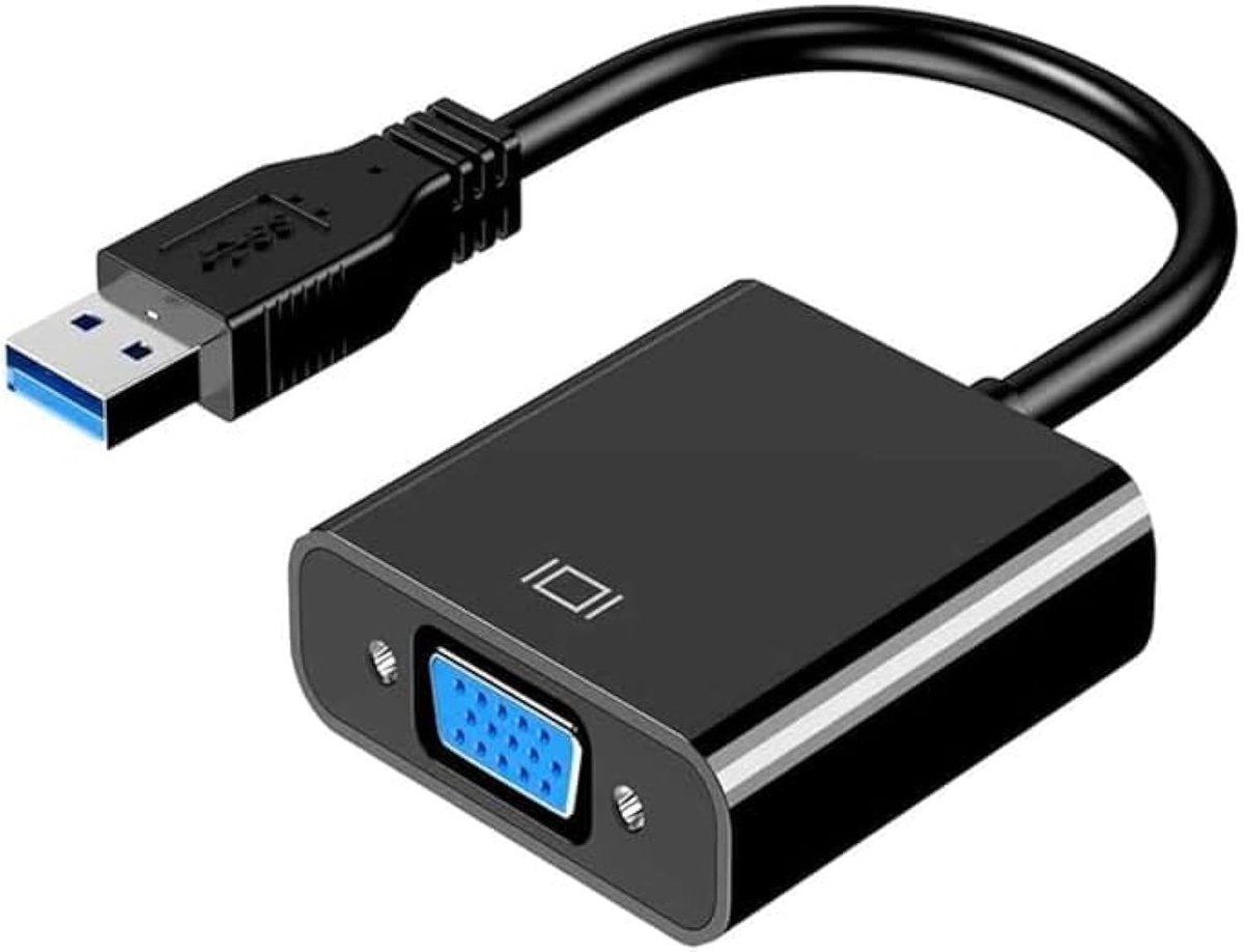 Dailygoods - USB naar VGA Adapter voor HD Video, Compatibel met Windows