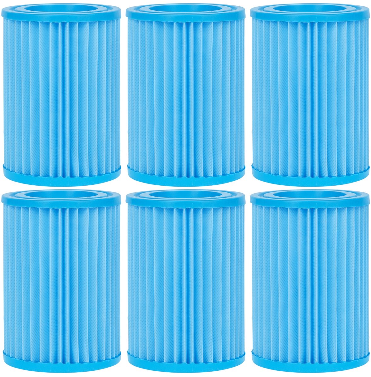 VirtuFit Anti Bacteriële Cartridge bundel voor Zwembad Filterpomp Type II - 6 stuks