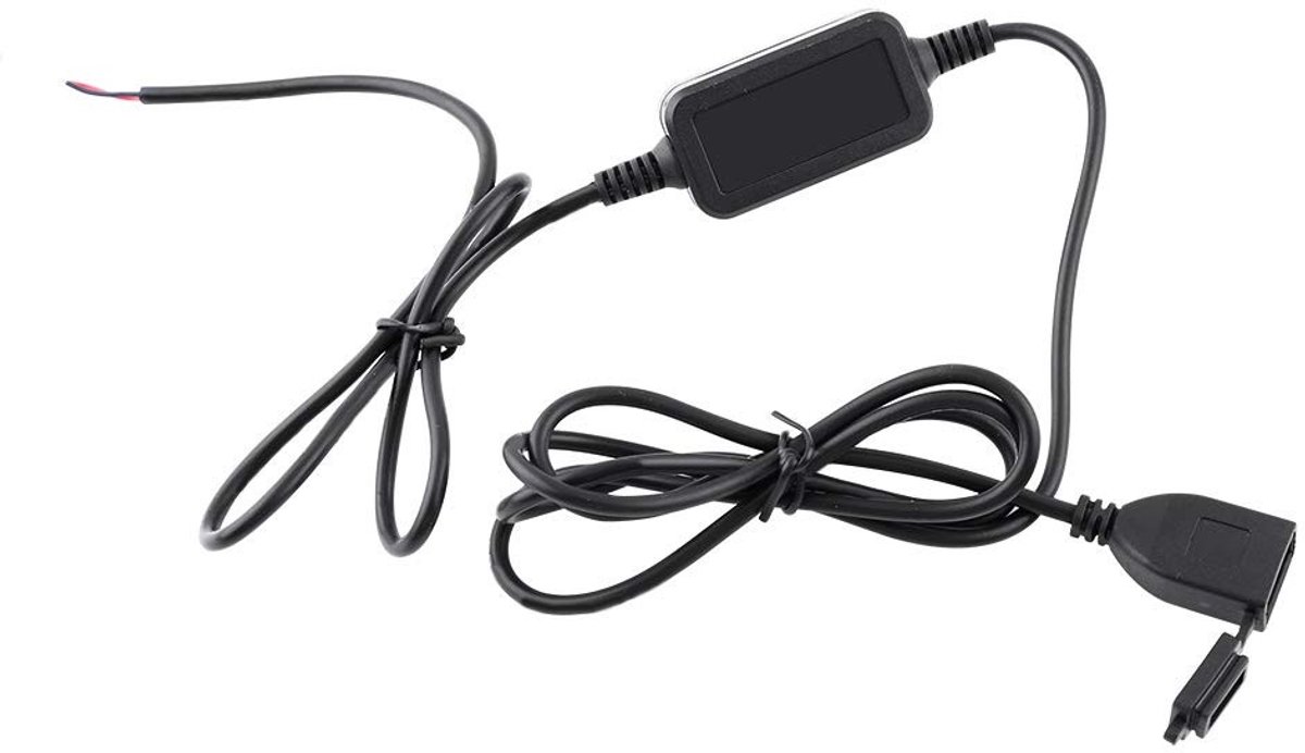 Dailygoods - Waterdichte USB Oplaadkabel voor Motorfietsen en GPS