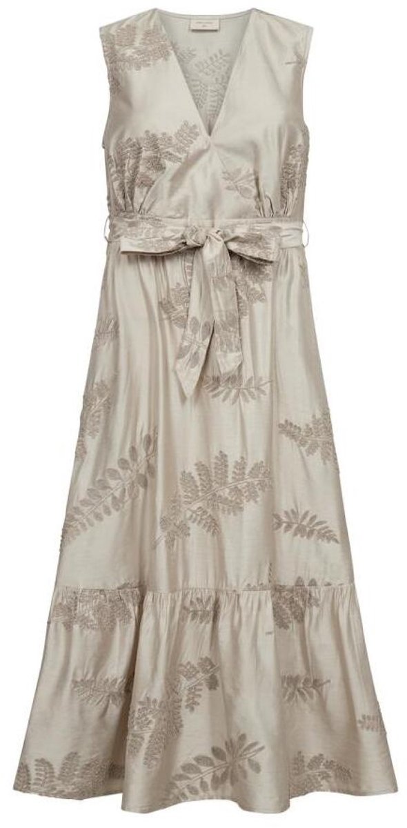 Freequent Jurk Fqvaca Dress 208317 Moonbeam W. Silver Dames Maat - M
