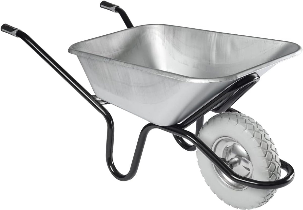 Haemmerlin Kruiwagen Aktiv Excellium Plus 120 (verzinkte uitsparing met 120 liter inhoud, lekbestendig wiel met metalen velg, 250 kg draagkracht) 305400705