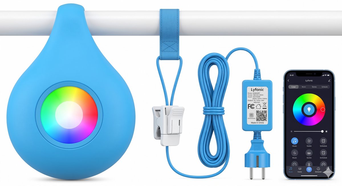 RGB LED Onderwaterverlichting Zwembad 10W - Dompelbare Zwembadspot met App Bediening - 16 Miljoen Kleuren - Muziek Synchronisatie - Timer Functie - IP68 Waterdicht - Magnetische Bevestiging - 12V Laagspanning - 8m Snoer