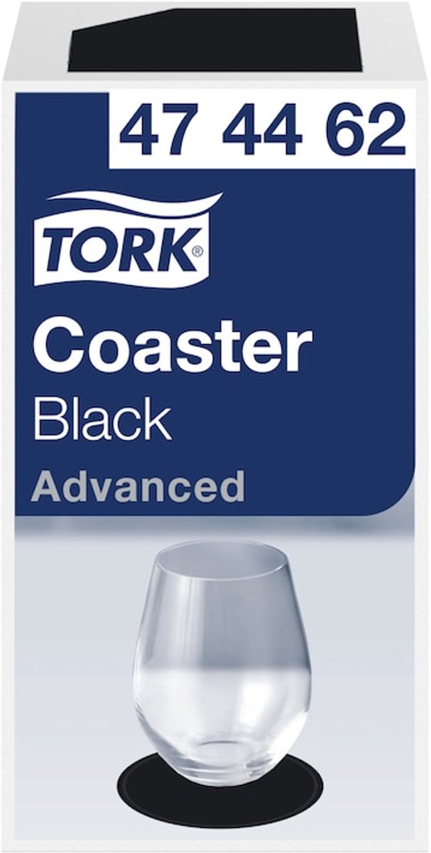 Tork 474462 onderzetter zwart 9 cm 3000 stuks (474462)
