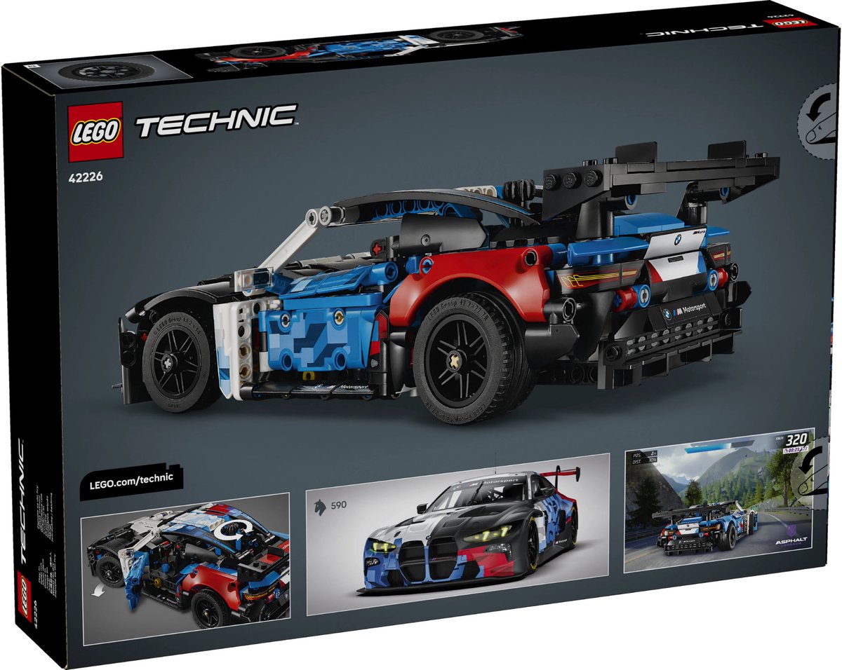 LEGO Technic - BMW M4 GT3 EVO Racewagen Speelgoed voor Kinderen vanaf 11 Jaar - 42226 — afbeelding 12
