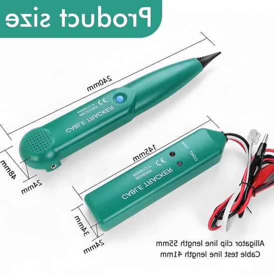 Multifunctionele kabeltracker voor het opsporen van kabelbreuken, ideaal voor robotmaaiers en telefoonlijnen, kabeltester en kabelzoeker — afbeelding 5