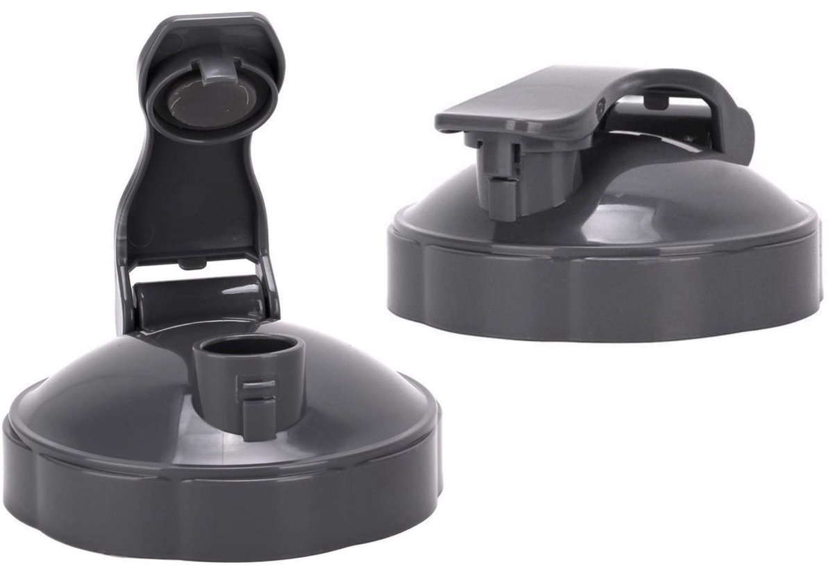 Dailygoody - Hersluitbare Beker Deksels - BPA-vrij - Lekvrije afdichting - Vaatwasmachinebestendig - Flip Top Deksel - Geschikt voor NutriBullet - 600...