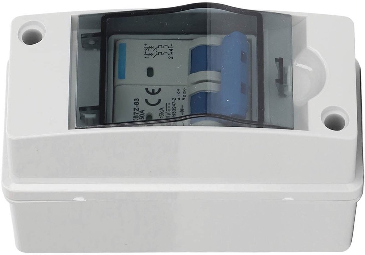 Dailygoody - 1000V DC Scheidingsschakelaar - Zonnepanelen - IP65 Waterdicht - Miniatuur Stroomonderbreker - Voor Huis en RV - Veiligheid en Betrouwbaa...
