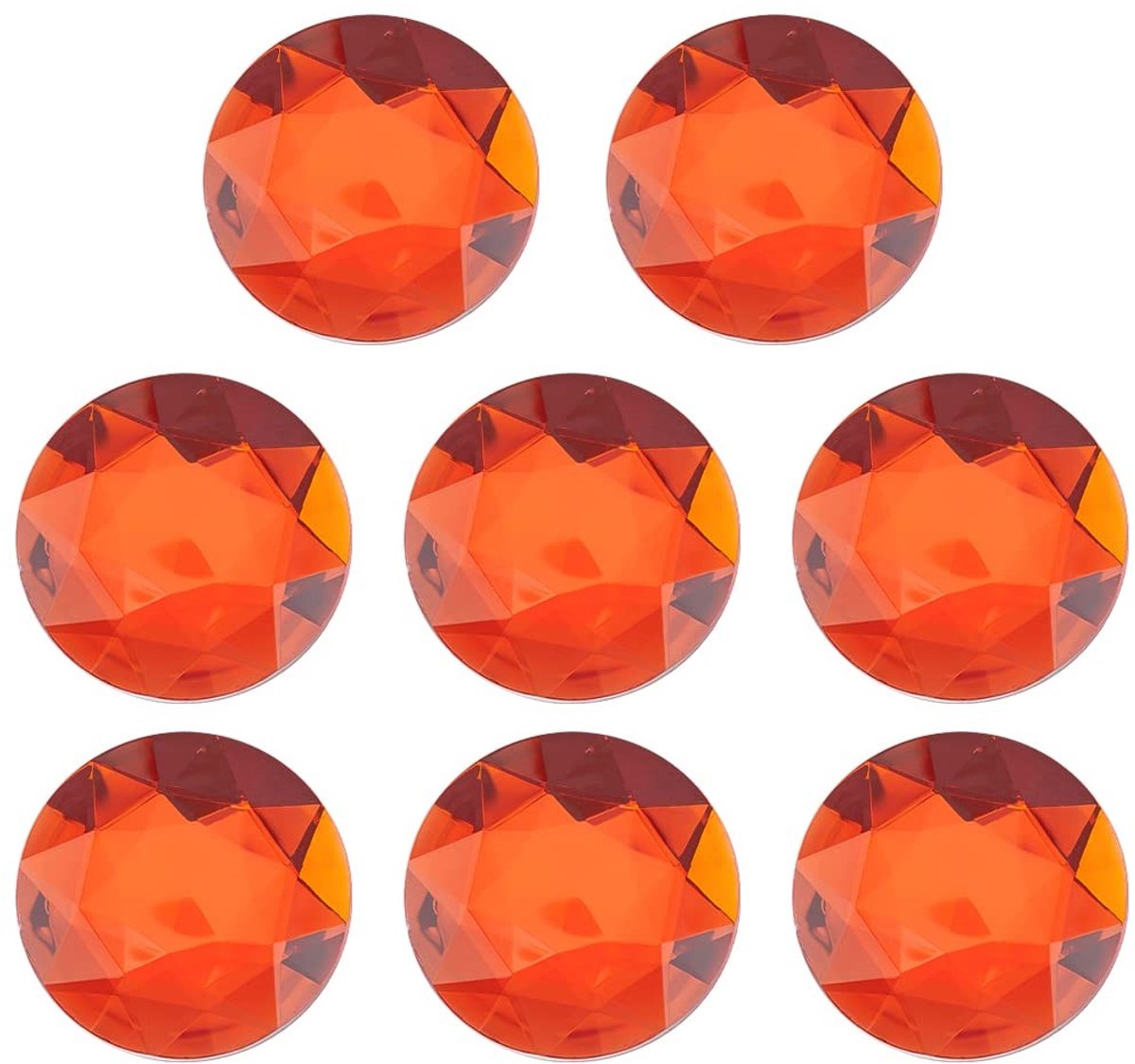 Dailygoody - Strass Stok - Zelfklevende Rond - Rood - Acryl Edestenen - Versieringen voor Kostuum - Creatief en Inspirerend