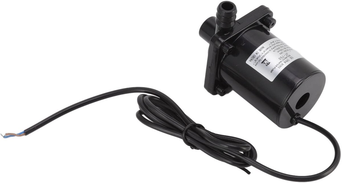 Dailygoody - Borstelloze Waterpomp - Mini-dompelpomp - Laag Startstroomverbruik - Zwart - Energiebooster - 350-900L/H - Geschikt voor diverse toepassi...
