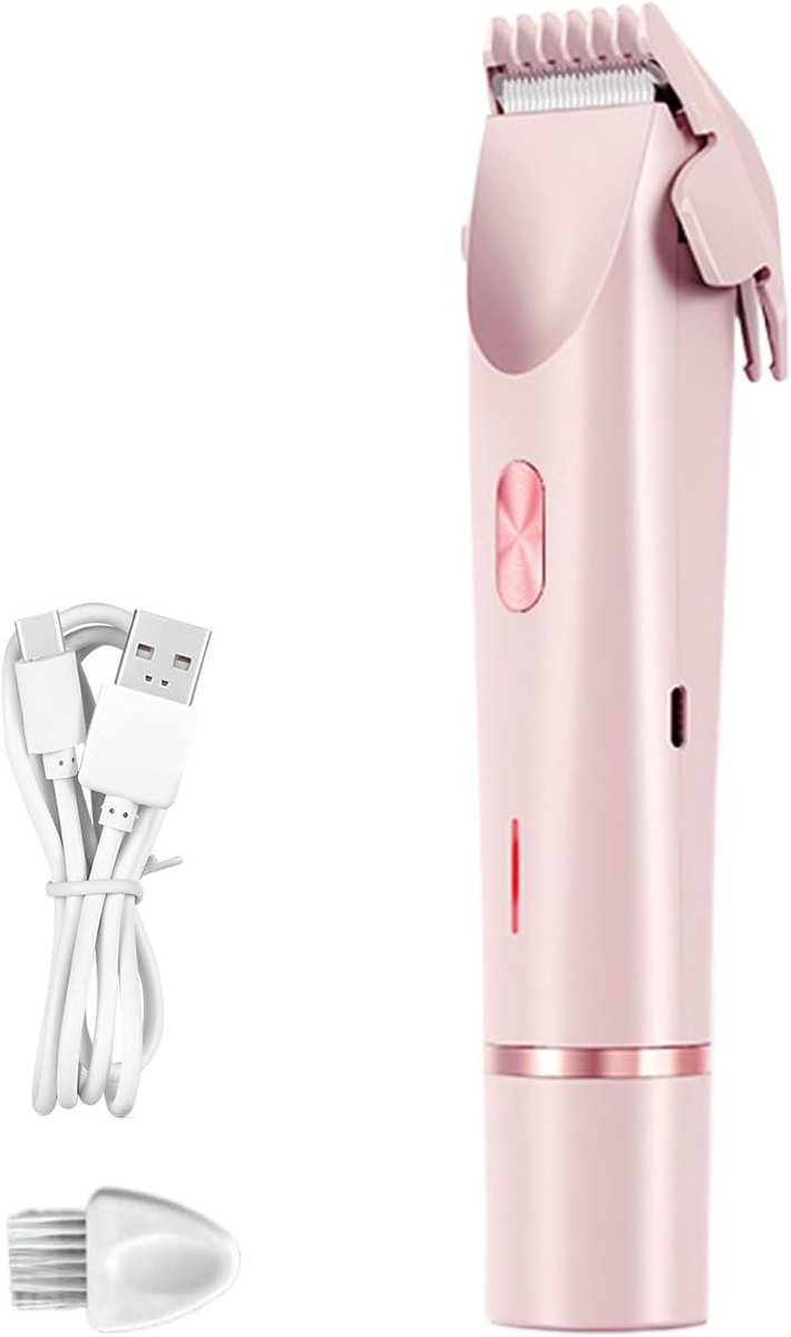 Bikini Trimmer - Dames Trimmer - Gevoelige Huid - Dubbel Trimkop Systeem - 17.5 cm - Wit