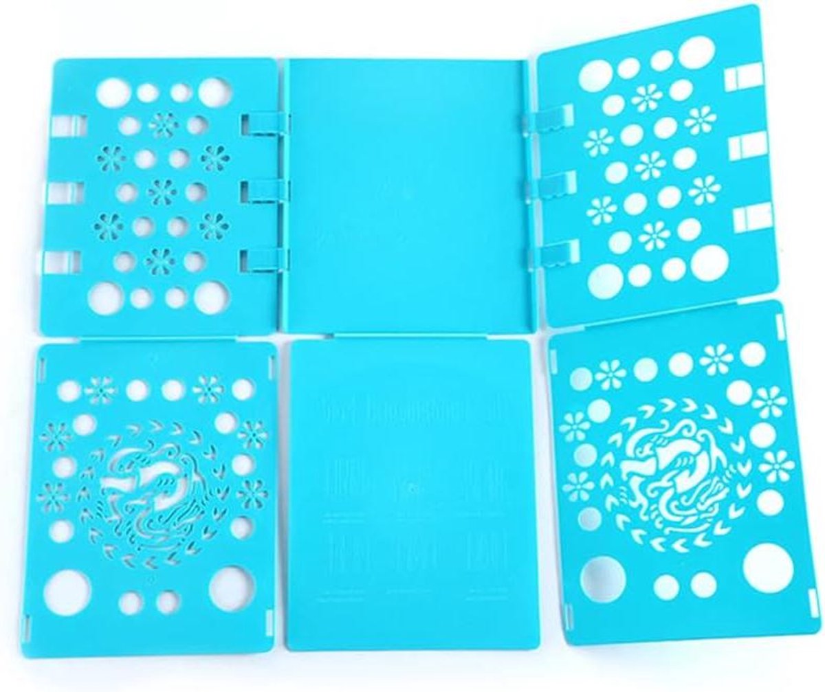 Kleding Vouwplank - Opvouwbare Organizer - Kleding Snel Opvouwen - Uniforme Maat - N.v.t. - Blauw