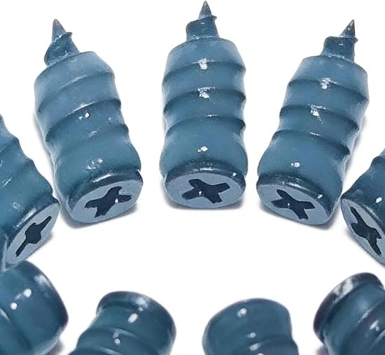 Bandenreparatie Schroeven - Reparatiedoppen Auto - Snel Banden Plakken - Dubbel Afgedicht Ontwerp - 100 Stuks - Zwart — afbeelding 4