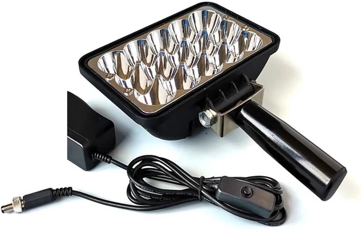 Draagbare UV Uithardingslamp - Kristaldruppellijm Lamp - Doe-het-zelf Knutselen - Drie Kleurtemperatuur Instellingen - 15 LED Kralen - Zwart