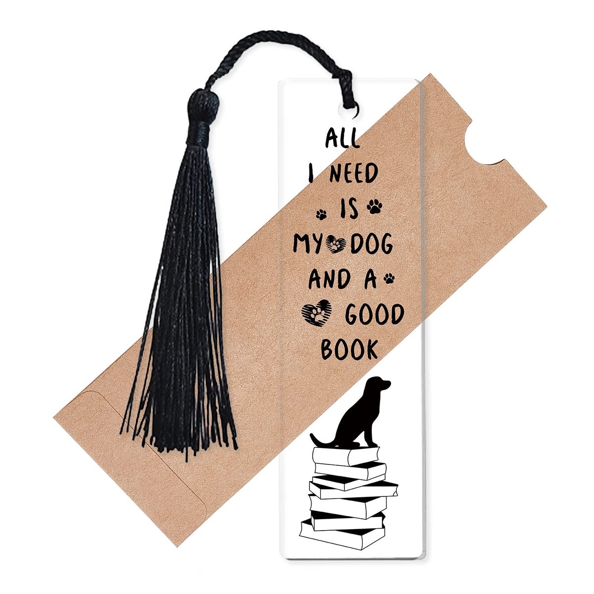 Dailygoody - Hond Boek Markers - Bladwijzers voor Boekliefhebbers - Acryl Kwastjes - Inspirerend voor Leraren en Studenten - Geschikt voor Thuis en Ka