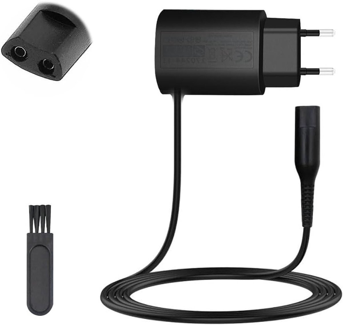 Oplaadkabel 12V 0.4A voor Elektrische Scheerapparaten - Vervangende Voeding voor Braun Series 9, 7, 5, 3 en 1, Compatibel met Diverse Modellen zoals 9-725 en 9-890