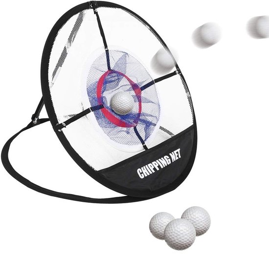 Dailygoody - Golf Chipping Net - Golf Training - Compact en Lichtgewicht - Zwart - Indoor en Outdoor - Perfect voor Beginners - Opvouwbaar — afbeelding 4
