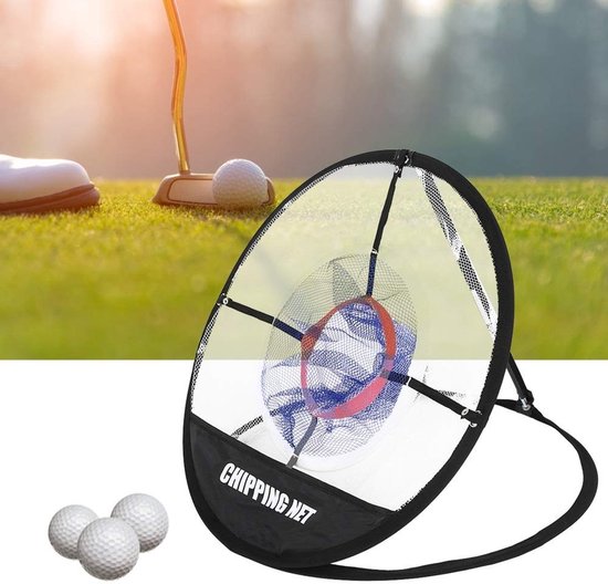 Dailygoody - Golf Chipping Net - Golf Training - Compact en Lichtgewicht - Zwart - Indoor en Outdoor - Perfect voor Beginners - Opvouwbaar — afbeelding 5