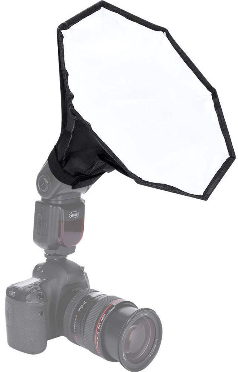 Dailygoody - Solidchoice - Dailygoody - Draagbare Universele Zaklamp - Softbox Diffuser - Eenvoudige Installatie - 30 cm Diameter - Voor Fotografen - Professionele Kwaliteit