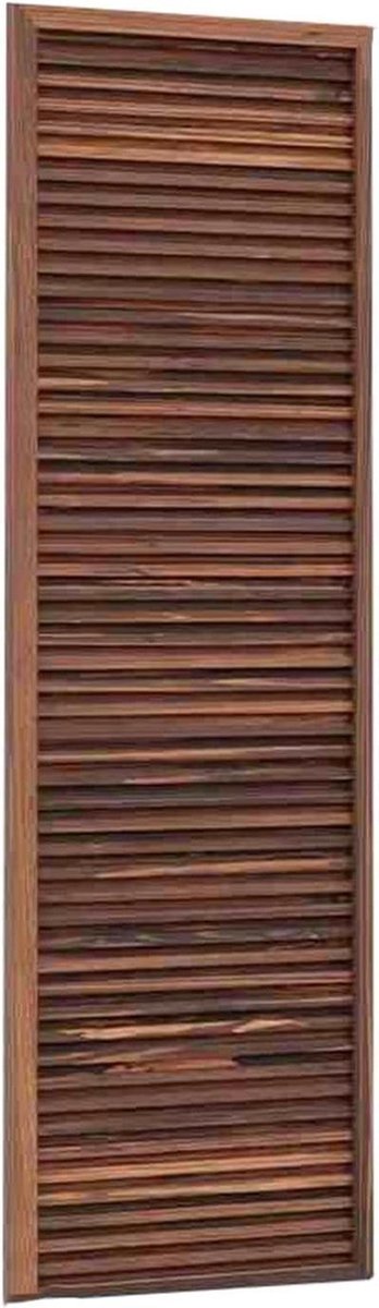 Houten Partitie Scherm - Tuinhek Rand - Privacy Creëren - Eenvoudige Montage - 60x150cm - Bruin