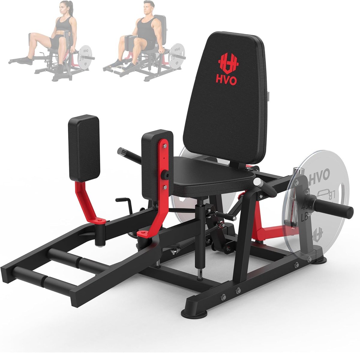 Professionele Heup Adductie- & Abductie Machine – Thigh & Glute Trainer voor Binnen- en Buitenbeenspieren, Fitness Beentrainer voor Thuisgym, Verstelbare Heup- en Dijenspier Trainingsapparatuur, 225 kg Belastbaar, 45 kg Staalconstructie