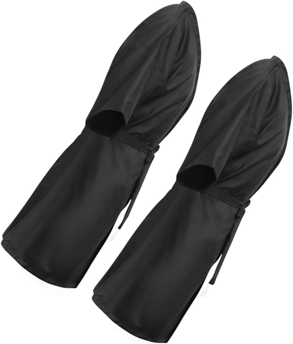 Haarknipcape - Kappersschort Kappersjas - Haar Knippen - Waterdicht Antistatisch - 98 x 62 cm - Zwart