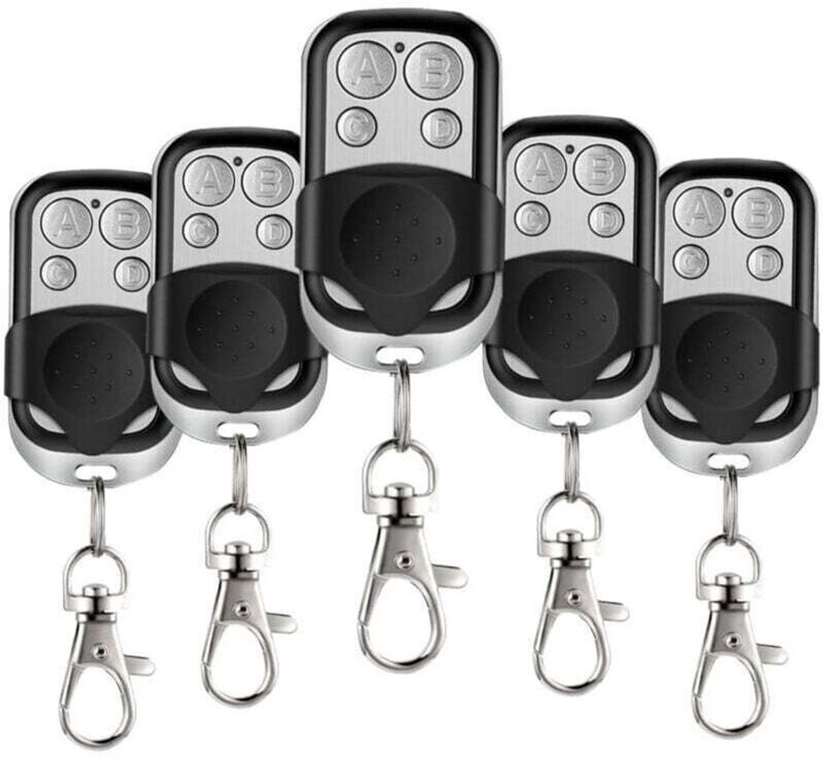 Geschikt voor XU, 433,92 MHz draadloze afstandsbediening voor garagedeuren met 4 knoppen en schuifklep, voor elektrische garagedeuren.