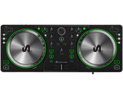 Tiësto The Next Beat SX1 - DJ Controller Set voor Beginners tot Gevorderden - DJ Software App - DJ Gear - 1 Stuk - Zwart