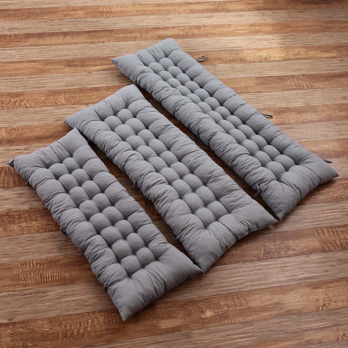 Tuinbankkussen - Zitkussen buiten - Comfortabel zitten - Dikke vulling - 160x50cm - Blauw
