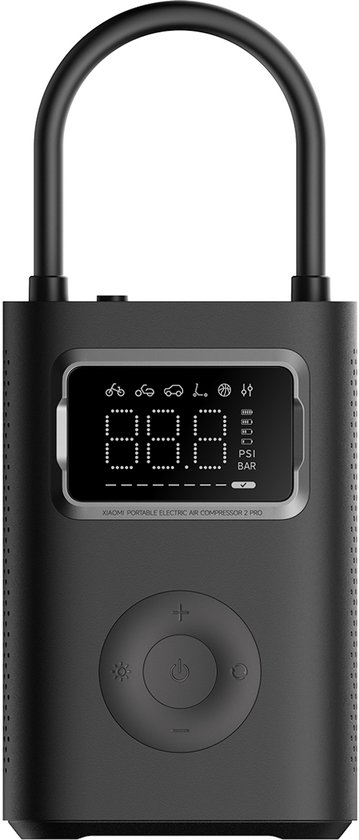 Xiaomi Luchtcompressor 2 Pro - Draagbare Elektrische Bandenpomp - Draadloos & Oplaadbaar - Digitale Drukmeter - Automatische Stopfunctie - Compacte Mini Compressor voor Auto, Fiets en Motor
