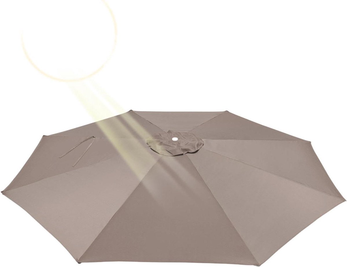 Offset Parasol - Buitenparasol Waterdicht - Buiten Ontspannen - Gemakkelijk Kantelen Slingeren - 30 x 30 x 3 cm - Antraciet