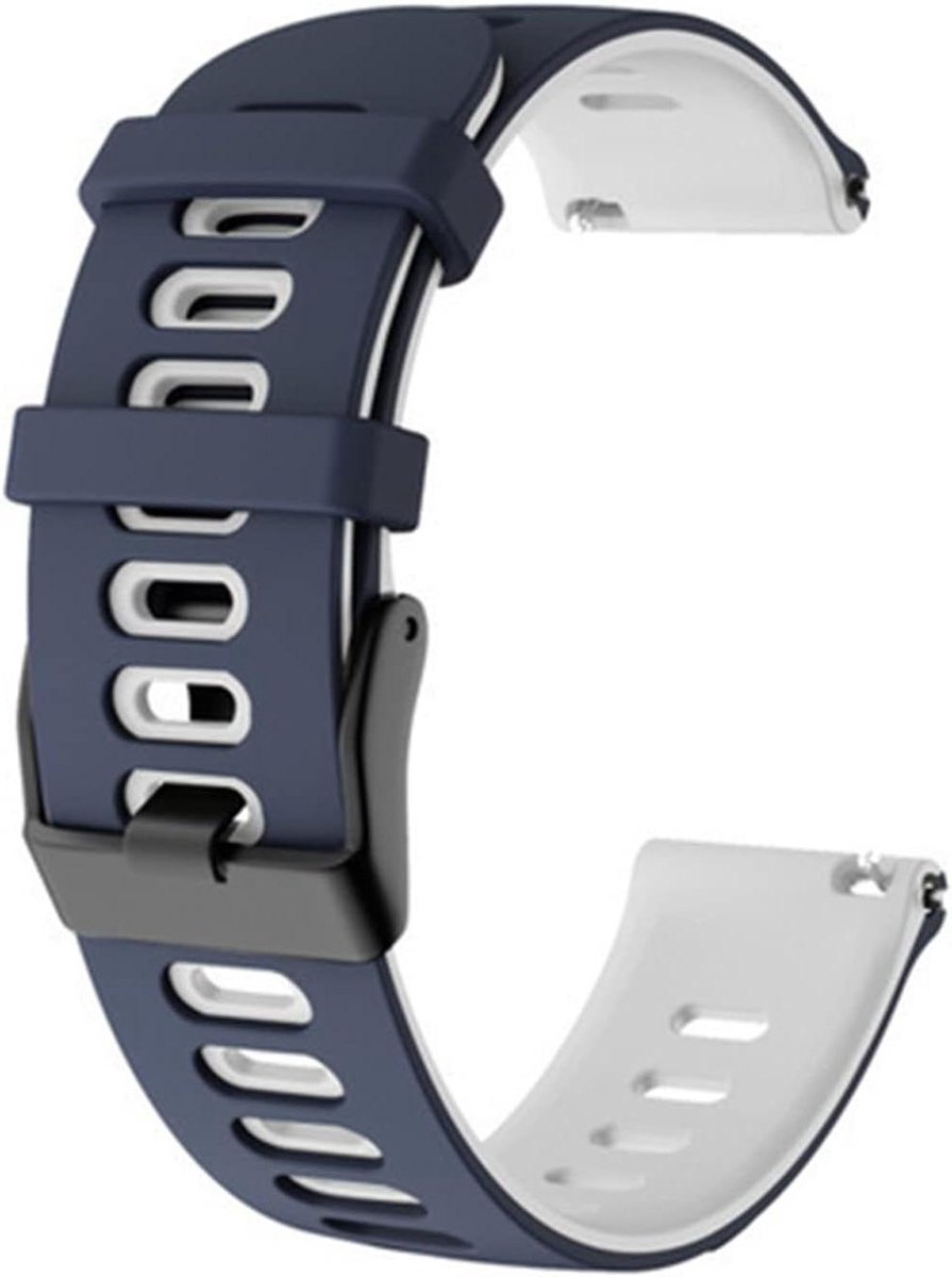 Sportband Garmin - Horlogeband Siliconen - Dagelijks Gebruik - Milieuvriendelijk Materiaal - 20 22mm - Zwart