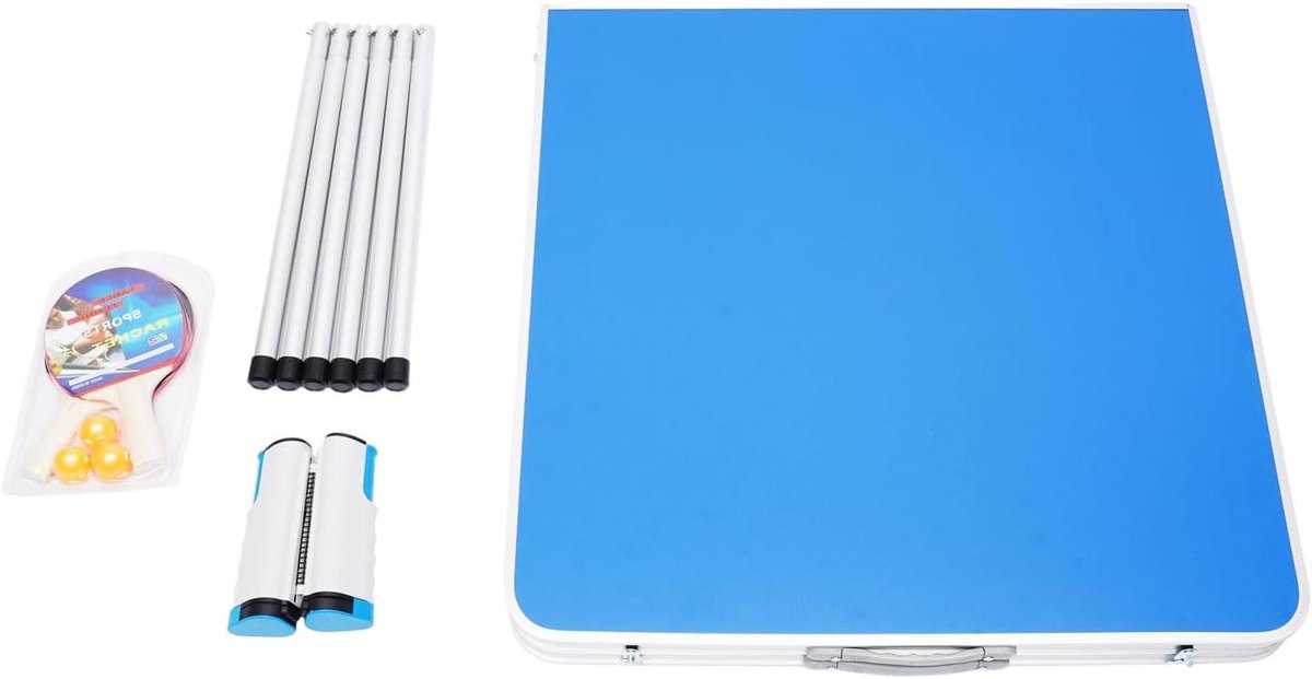Tafeltennistafel Inklapbaar - Pingpongtafel Outdoor Indoor - Sporten en Spelen - Complete Set Met Net - 152 x 76 cm