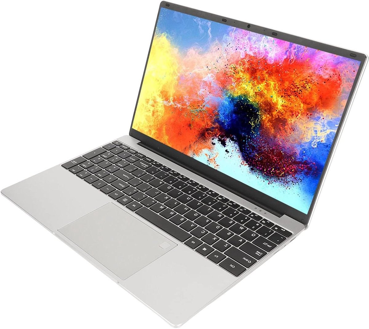 Laptop 156 inch - Notebook Computer - Dagelijks Werk - 2K IPS Scherm - 16GB 128G - Zilver