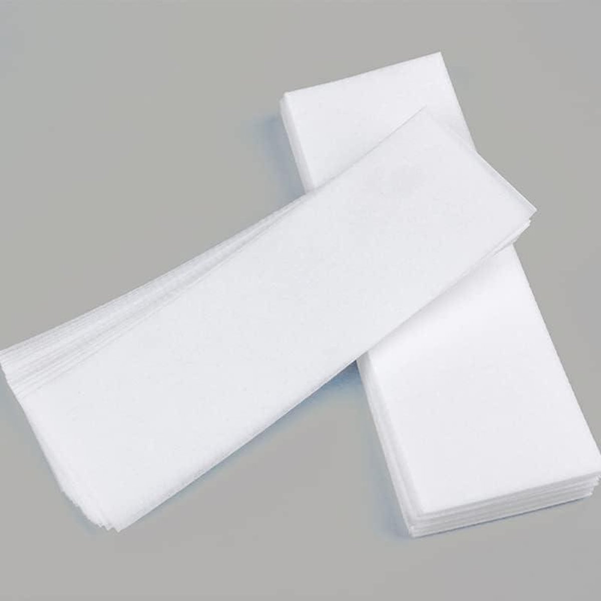 Ontharingsstrips Katoen - Waxstrips Ontharen - Gladde Huid - Dikke Zachte Stukken - 100 stuks - Wit