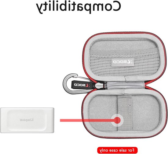 Draagbare Beschermhoes voor Externe SSD's - Geschikt voor XS1000, XS2000 en XS1000R - Duurzaam en Lichtgewicht — afbeelding 2