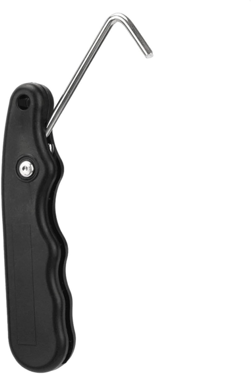 Schaatsenspanner - Veterhulp Spanner - Snel Veters Strikken - Voorkomt Krassen - 9.5 x 4.5 x 1.5 cm - Zwart