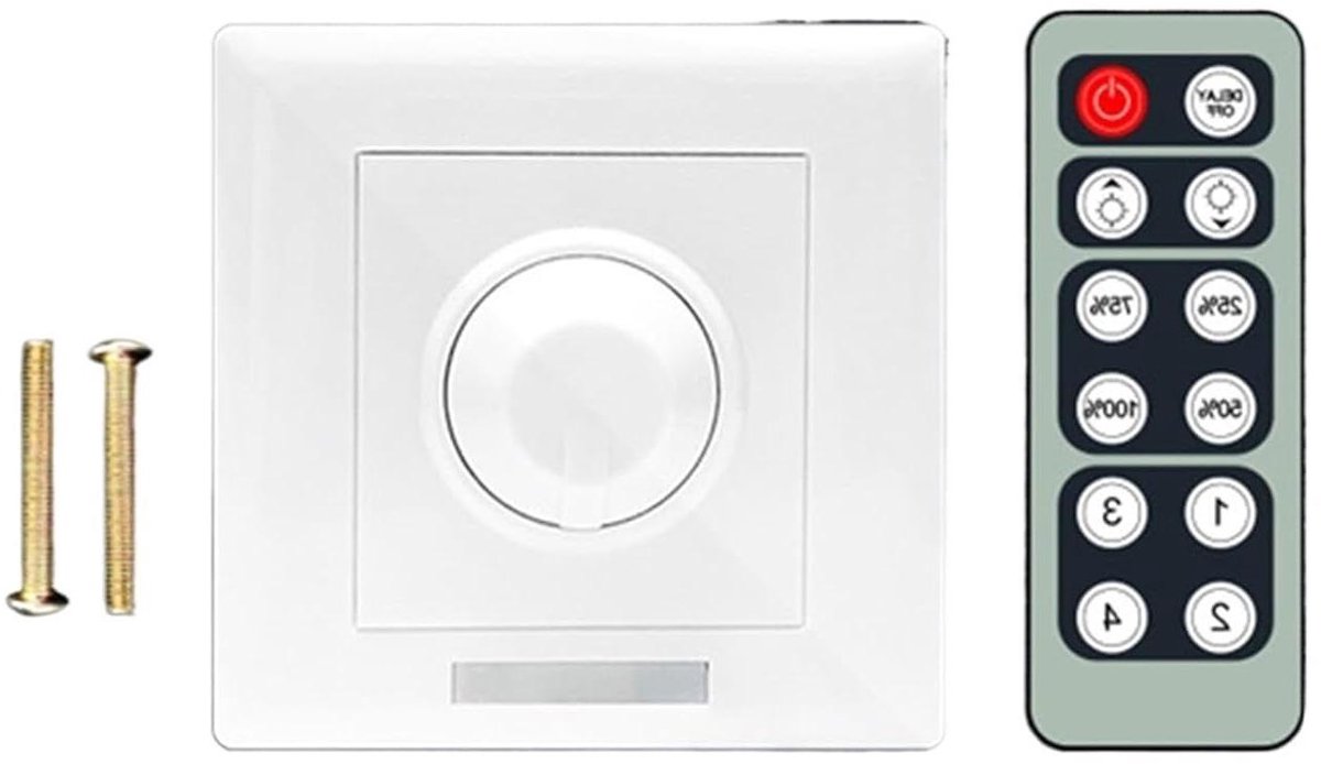 Infrarood Dimmer Paneel - LED Controller - LED Verlichting Instellen - Tijdgestuurde Draaiknop - DC5-24V - AP-M401
