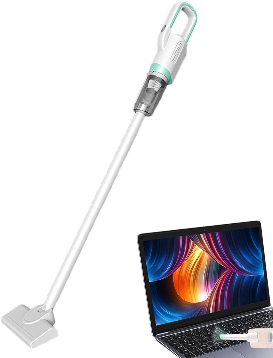 Draadloze Stofzuiger - Handstofzuiger Licht - Auto en Huis - Geavanceerde Filtratie - 600 ml Stofbak - Groen