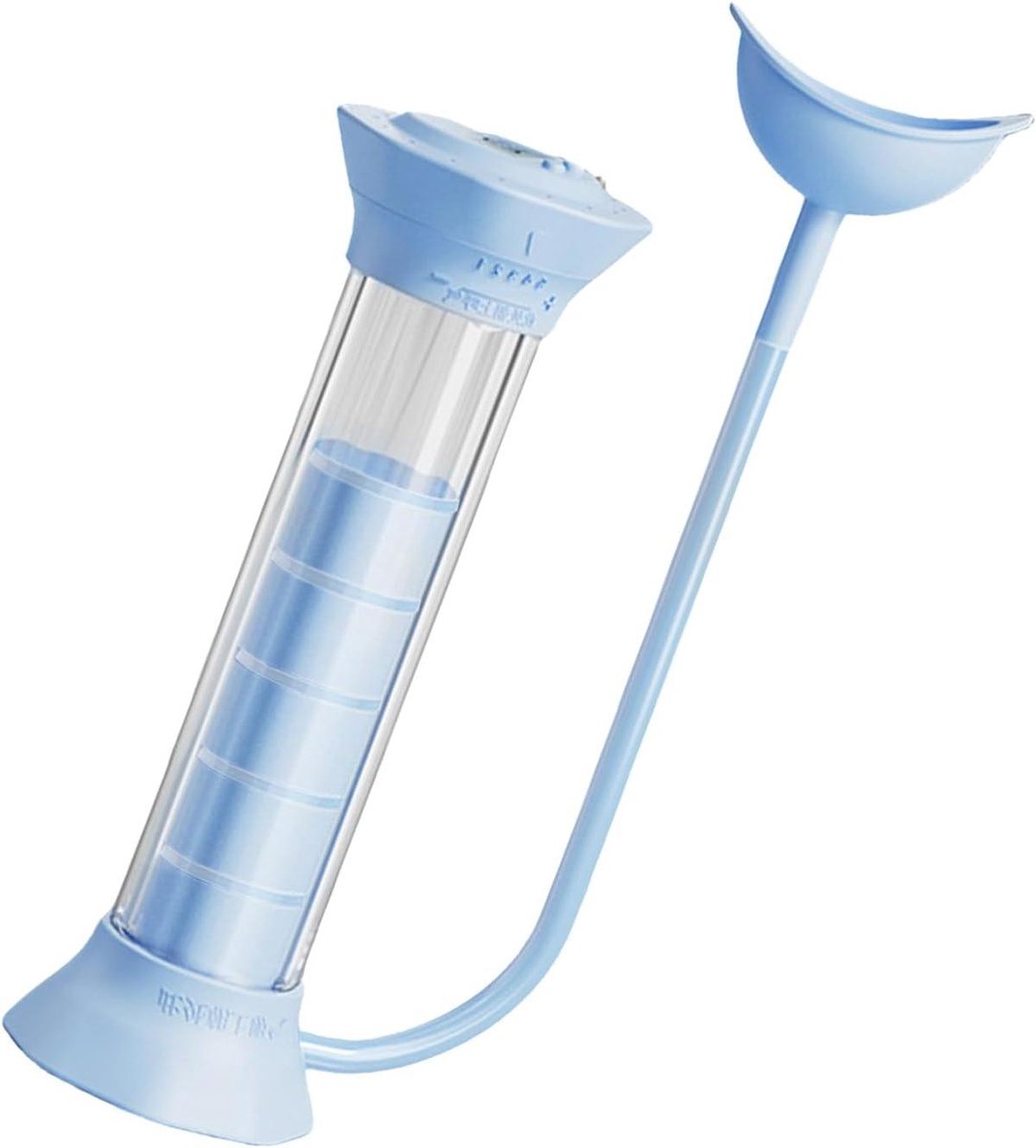 Ademhalter Buikspiertrainer - Core Trainer Ademhalingstrainer - Longcapaciteit Verbeteren - Progressieve Trainingsaanpassing - 10x5x19 cm - Blauw