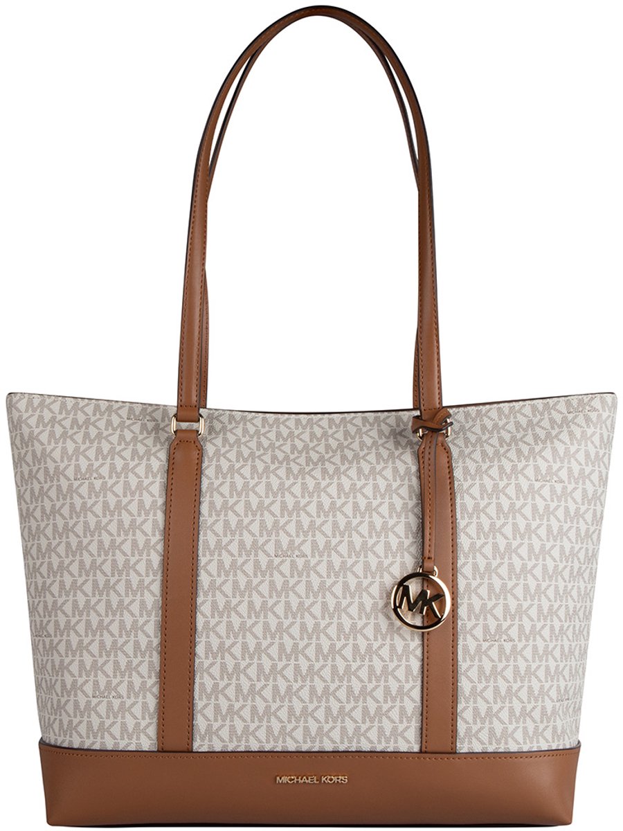 Michael Kors Andie Large Shopper - Dames - Imitatieleer - Vanilla/AcGoudn