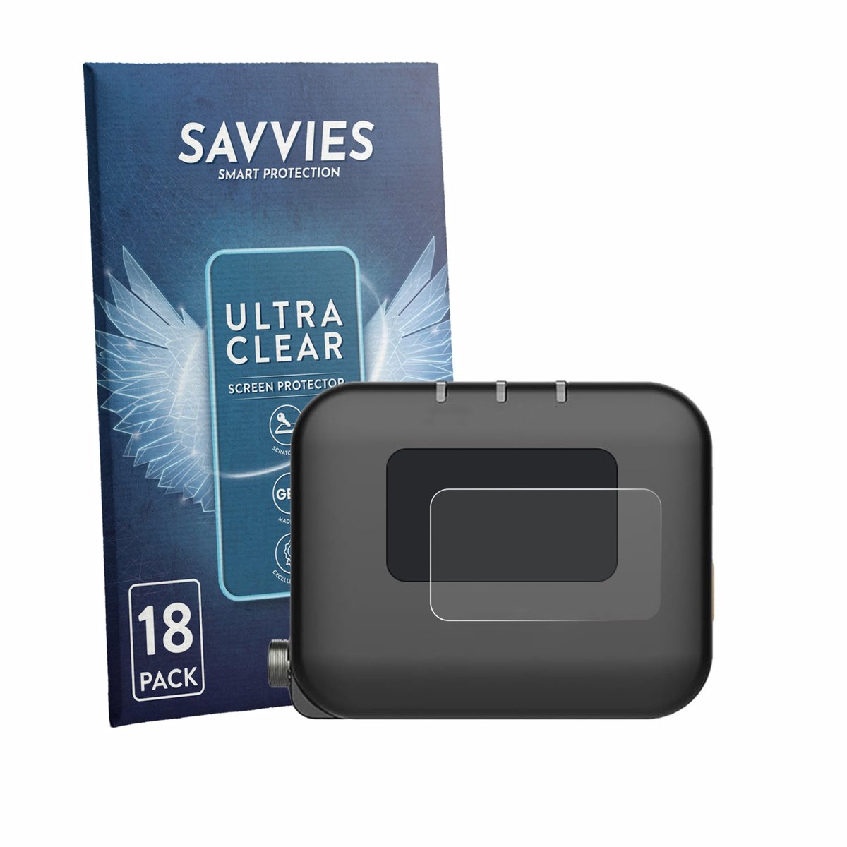 Savvies - Screenprotector voor Deity TC-1 - Folie Beschermfolie transparant 18 Stuks