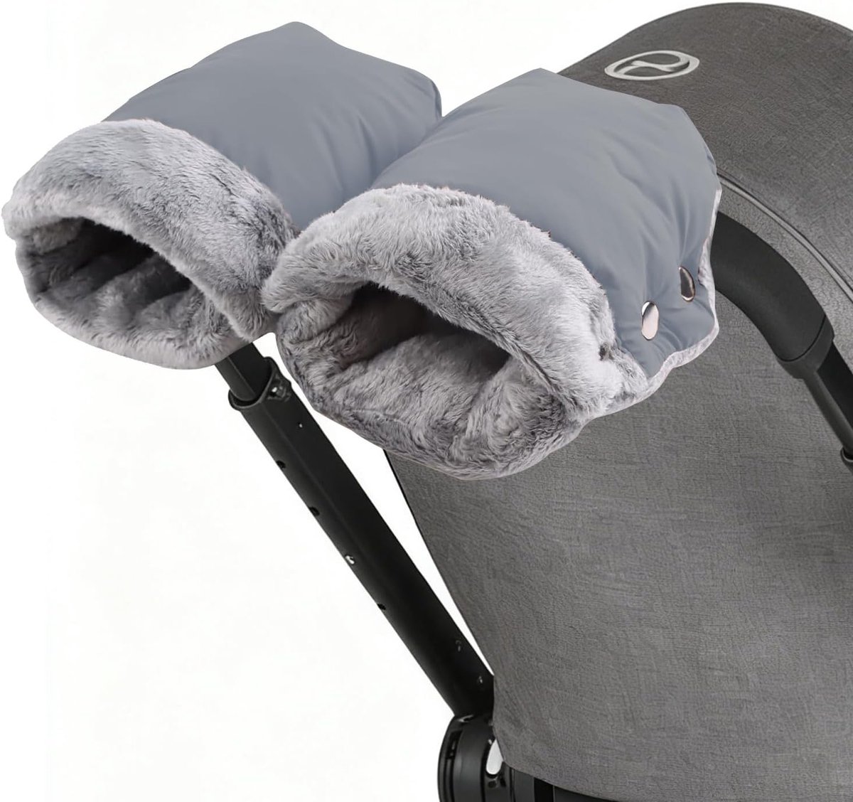 Waterdichte en Winddichte Handwarmers voor Kinderwagens, Universele Maat, Warme Pluche Fleece Handmuff voor Alle Kinderwagens en Buggy's