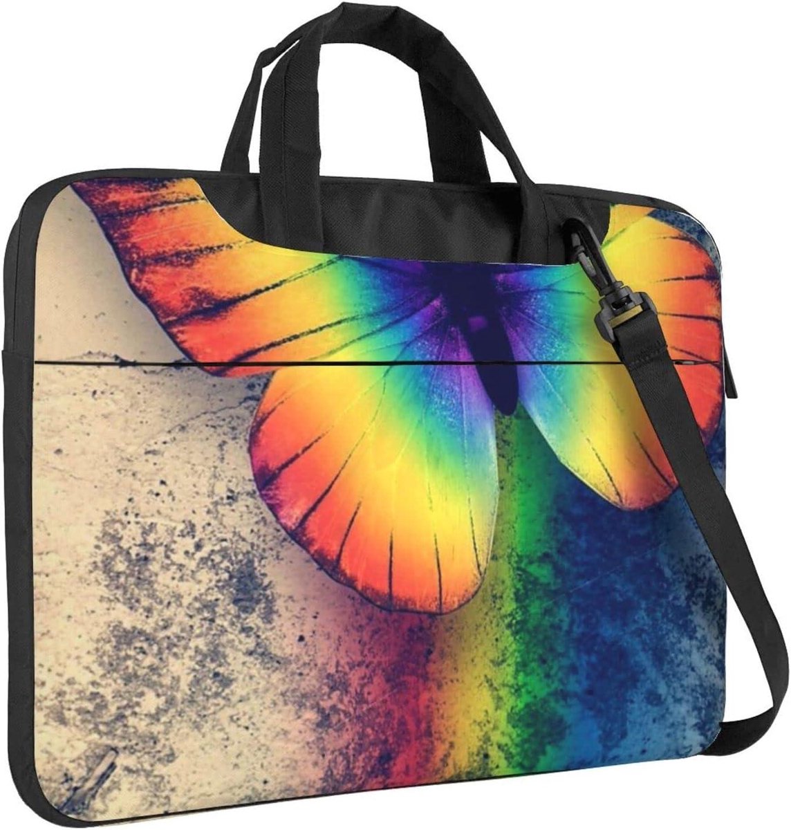 Laptop Schoudertas - Computer Tas - Zakelijk Werk - Schokbestendig Ontwerp - 14 inch - Zwart