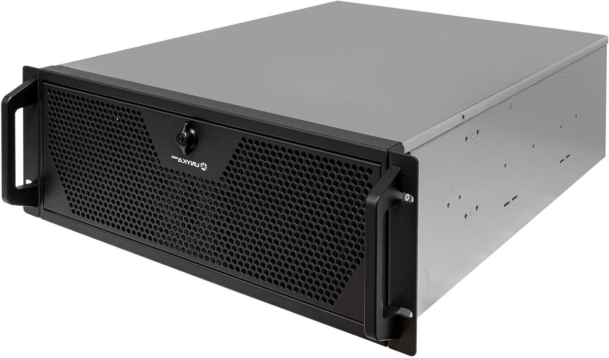 Server Behuizing - Rackkast - Server Installatie - 600mm Diepte - 4U - Zwart