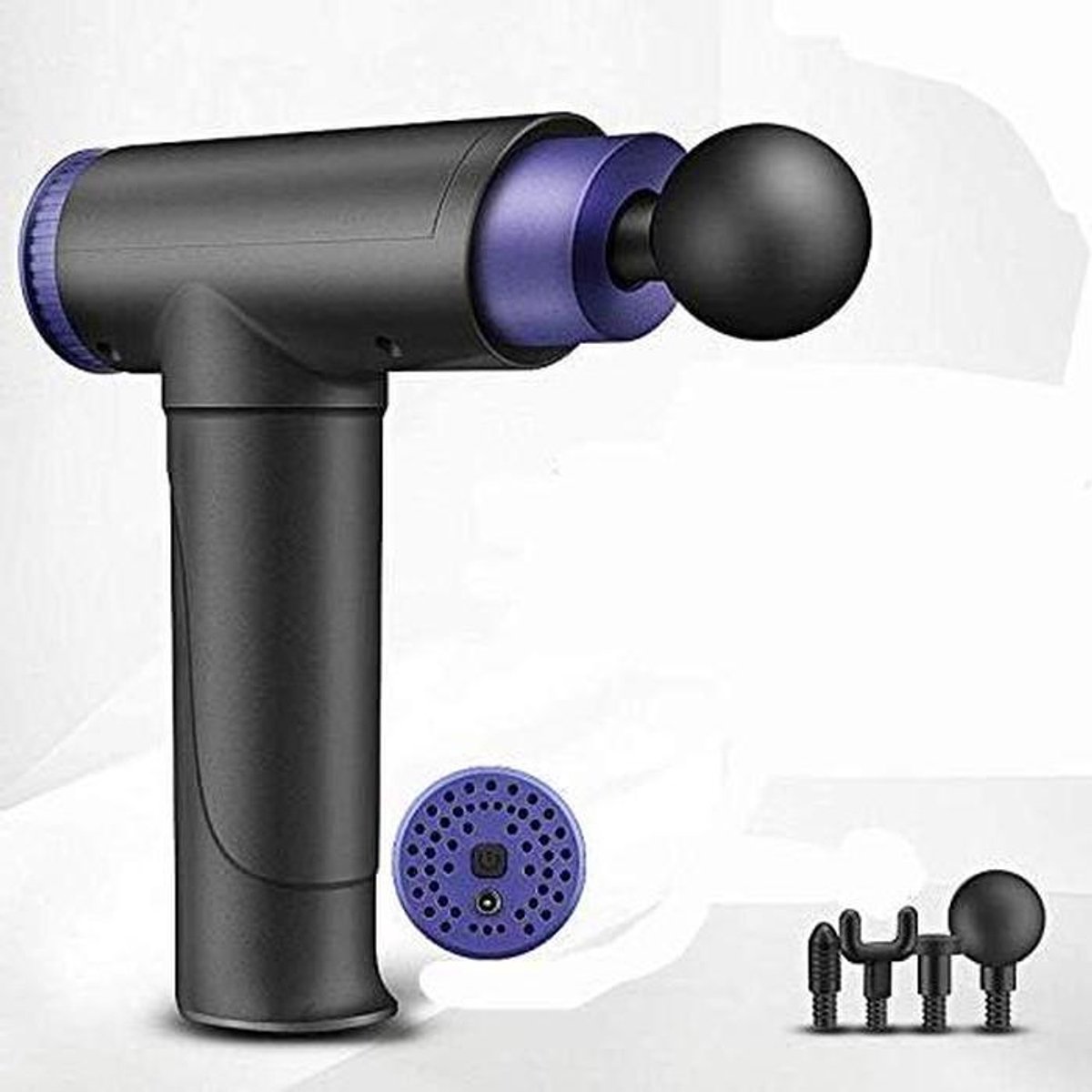Massagepistool - Massageapparaat Elektrisch - Spierherstel Bevorderen - 22 Snelheidsstanden - 12 mm Amplitude - Zwart