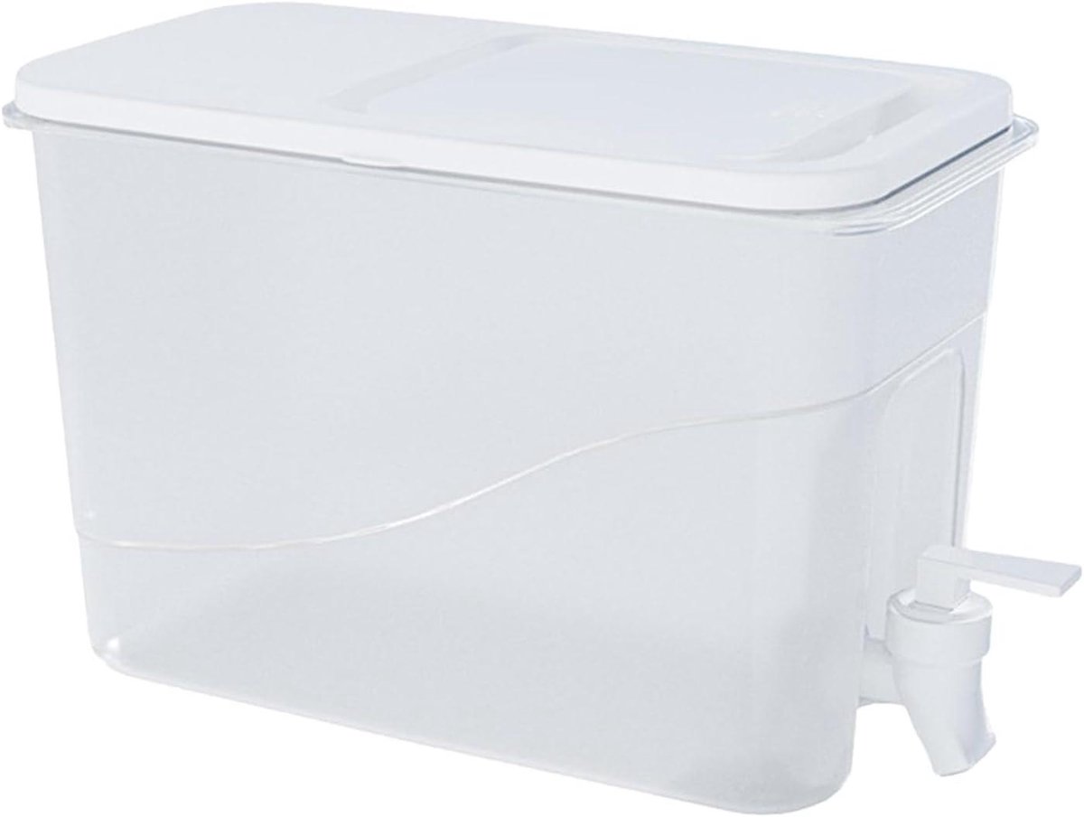 Drank Dispenser - Waterkan Koelkast - Dranken Koelen - Lekvrij Ontwerp - 4 Liter - Transparant